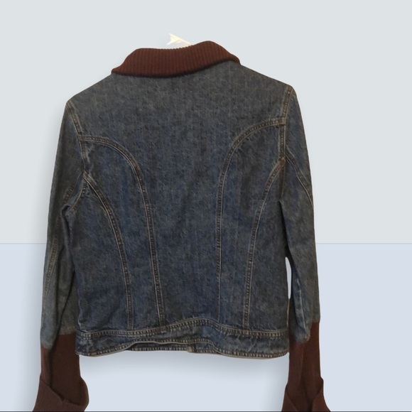 OTB, one tough babe denim jacket, lg - Picture 2 of 8